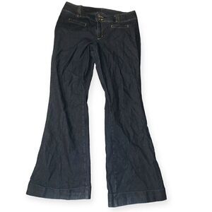 Vintage y2k dark denim flared jeans